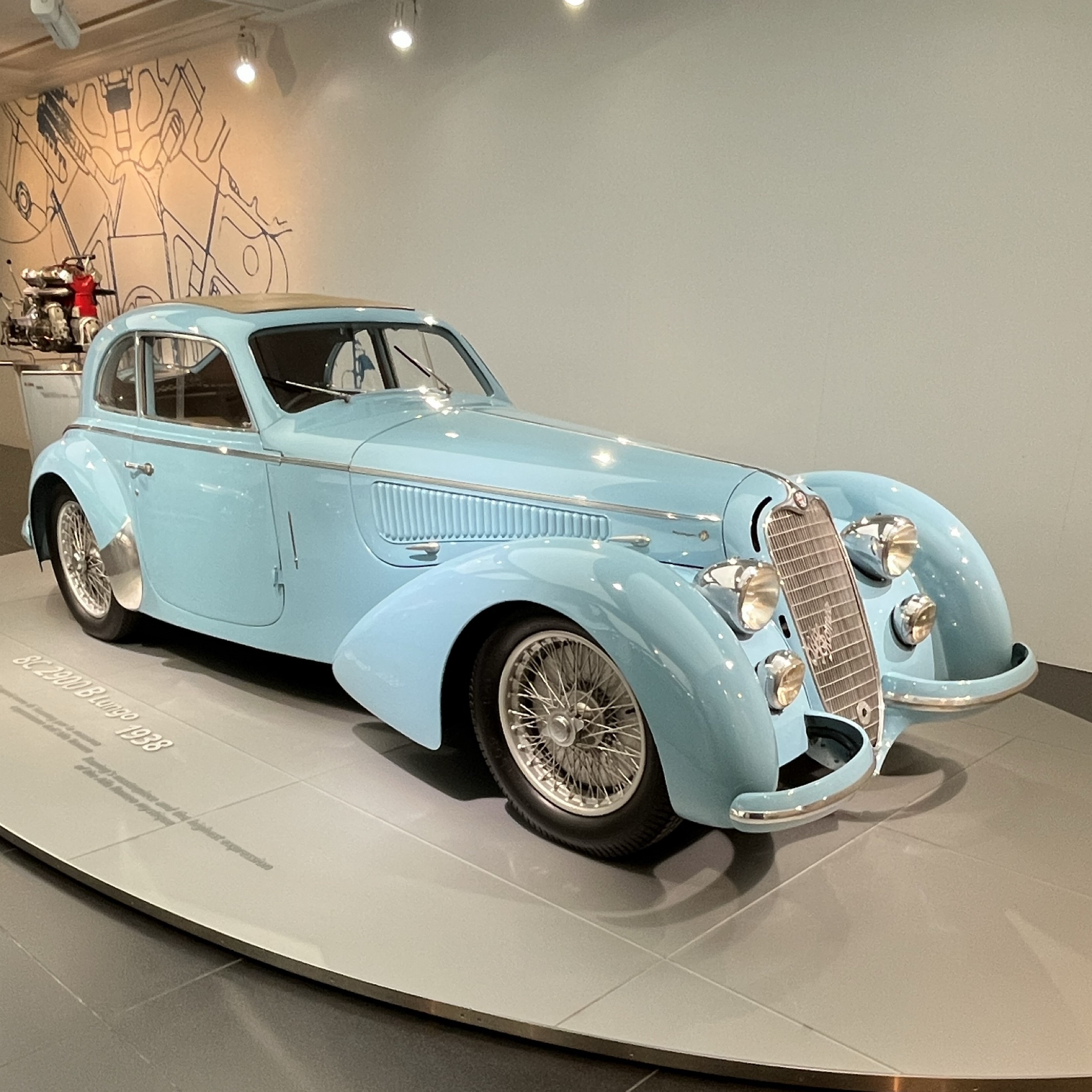 1937 Alfa Romeo 8C 2900B Lungo